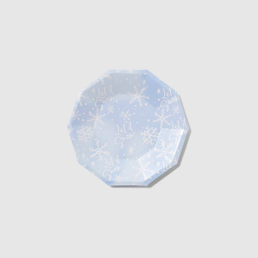 Let It Snow Small Plates (10 Pack)