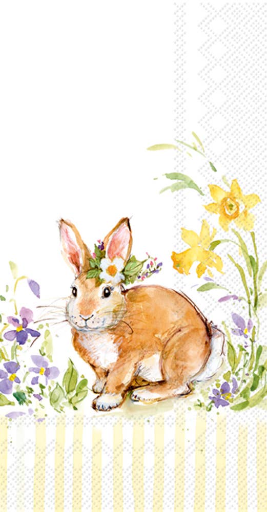 Lovely Bunny Paper Guest Towel Napkins (16 Pk)