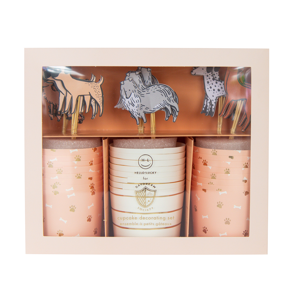 Bow Wow Cupcake Decorating Set (24 Sets)
