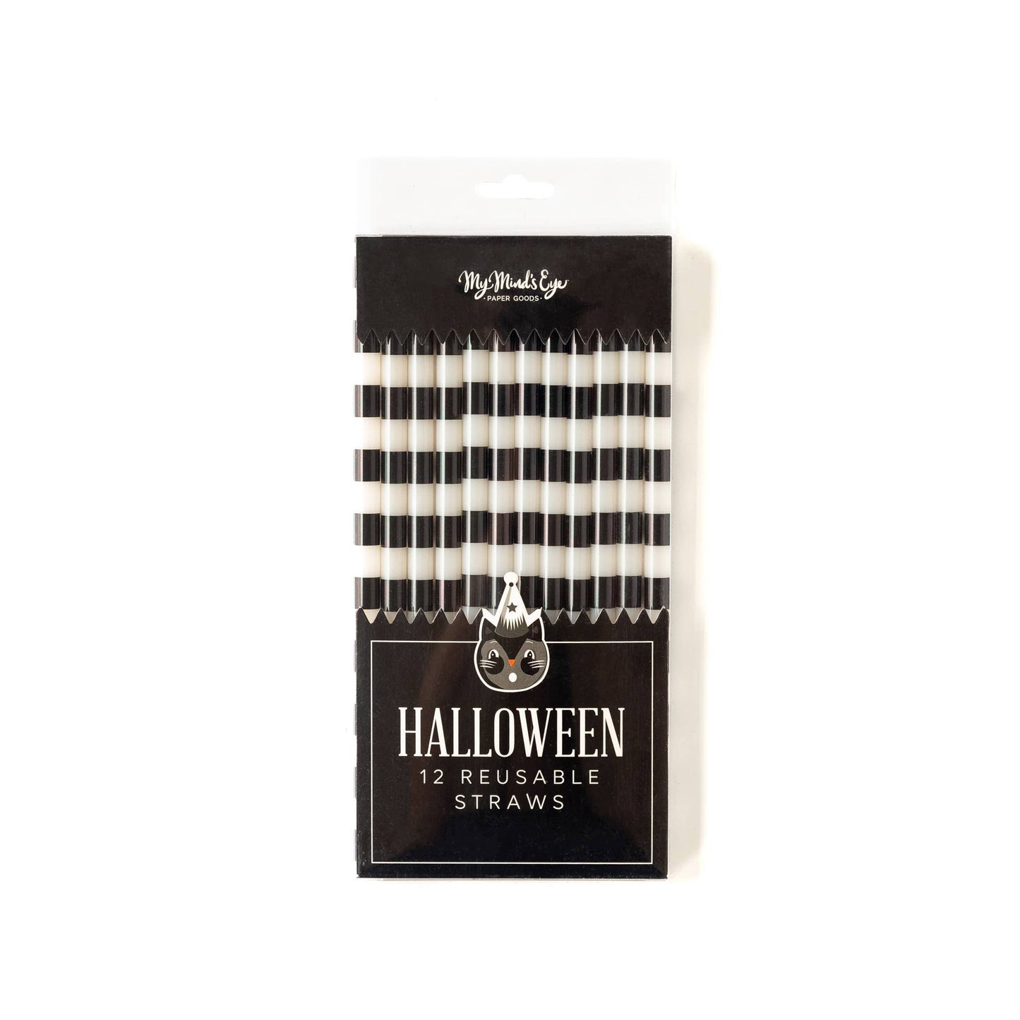 Vintage Halloween Reusable Straws (12 pk)