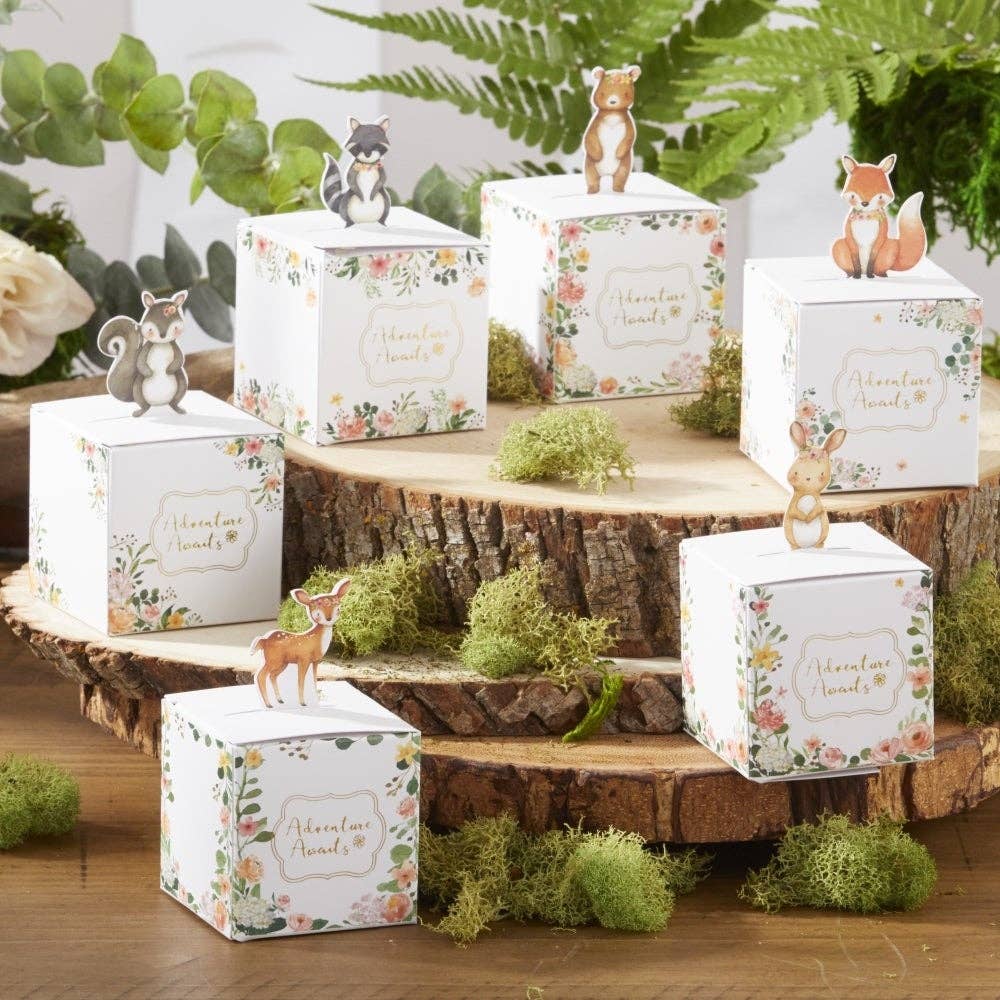 Woodland Pink Favor Box (Set of 24)