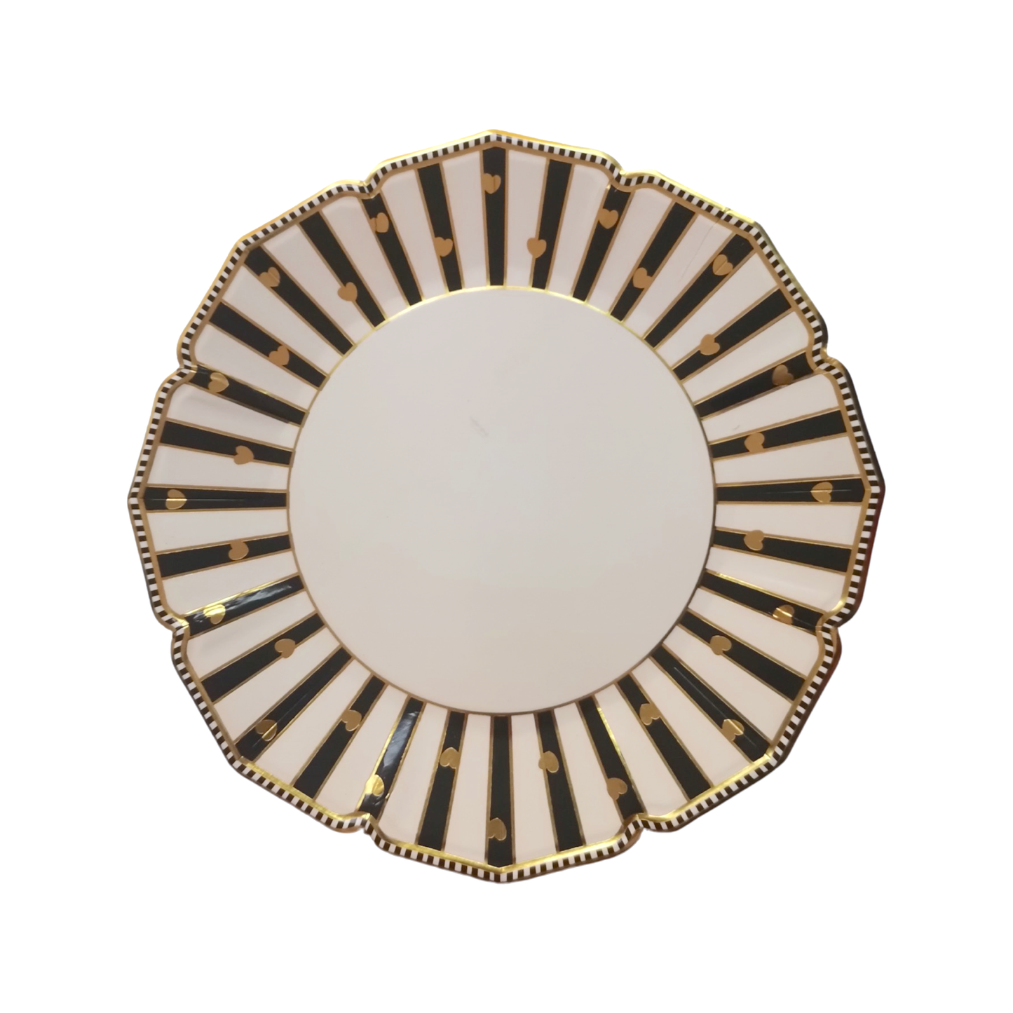 Golden Hearts Love Large Plates (8 Count)