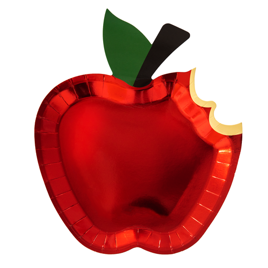 Apple Shaped Plates (12 pk)