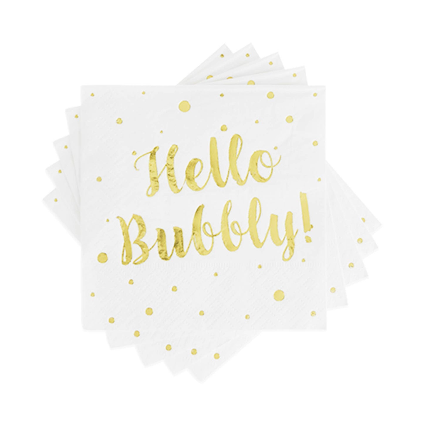 Hello Bubbly Cocktail Napkins (20 pk)