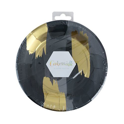 Brushstroke Noir Small Plates (8 pk)