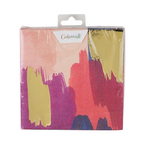 Watercolor Brushstroke Dinner Napkins (20 pk)