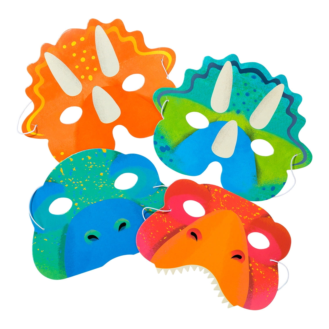 Party Dinosaur Masks (8 pk)