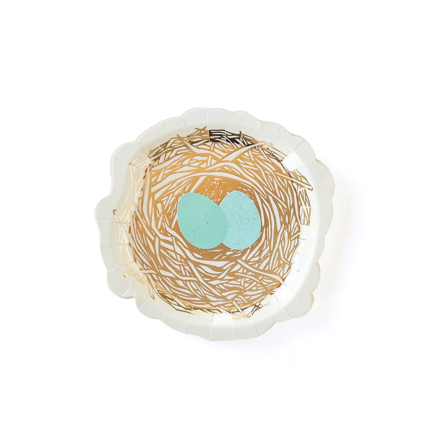 Nest Shaped Paper Plates (8 Pk)