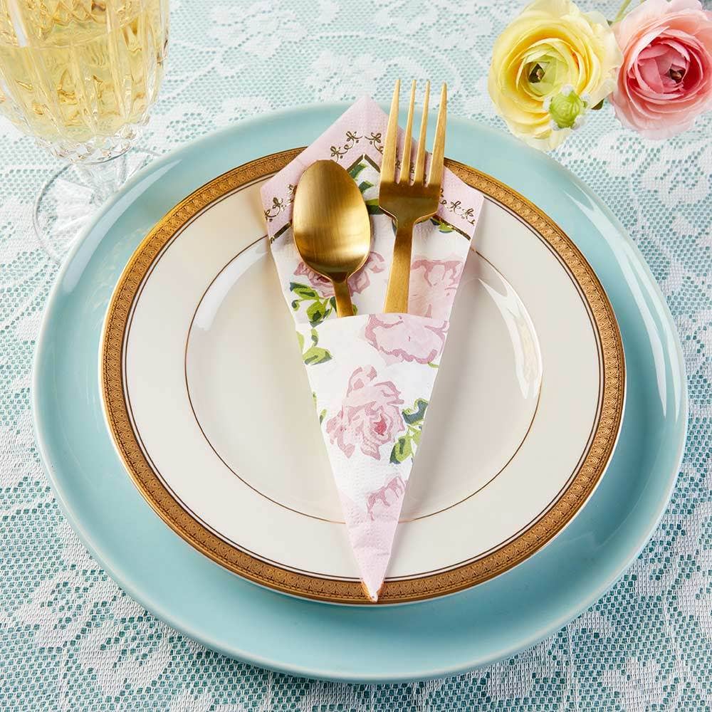 Tea Time Whimsy Napkins in Pink (30 pk)