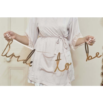 Bride To Be Rose Gold Garland
