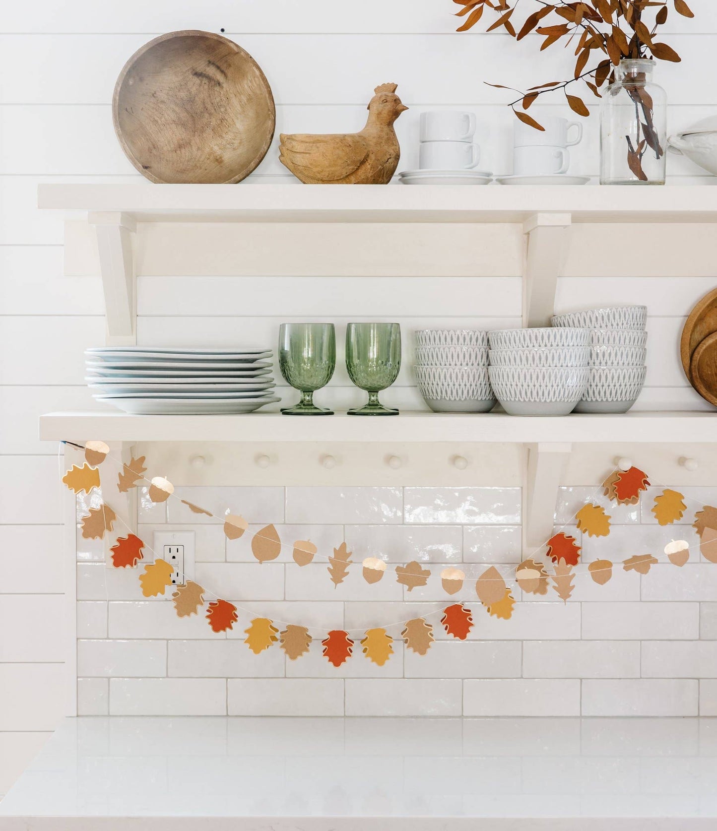 Harvest Mini Leaves Banner Set (Set of 2)