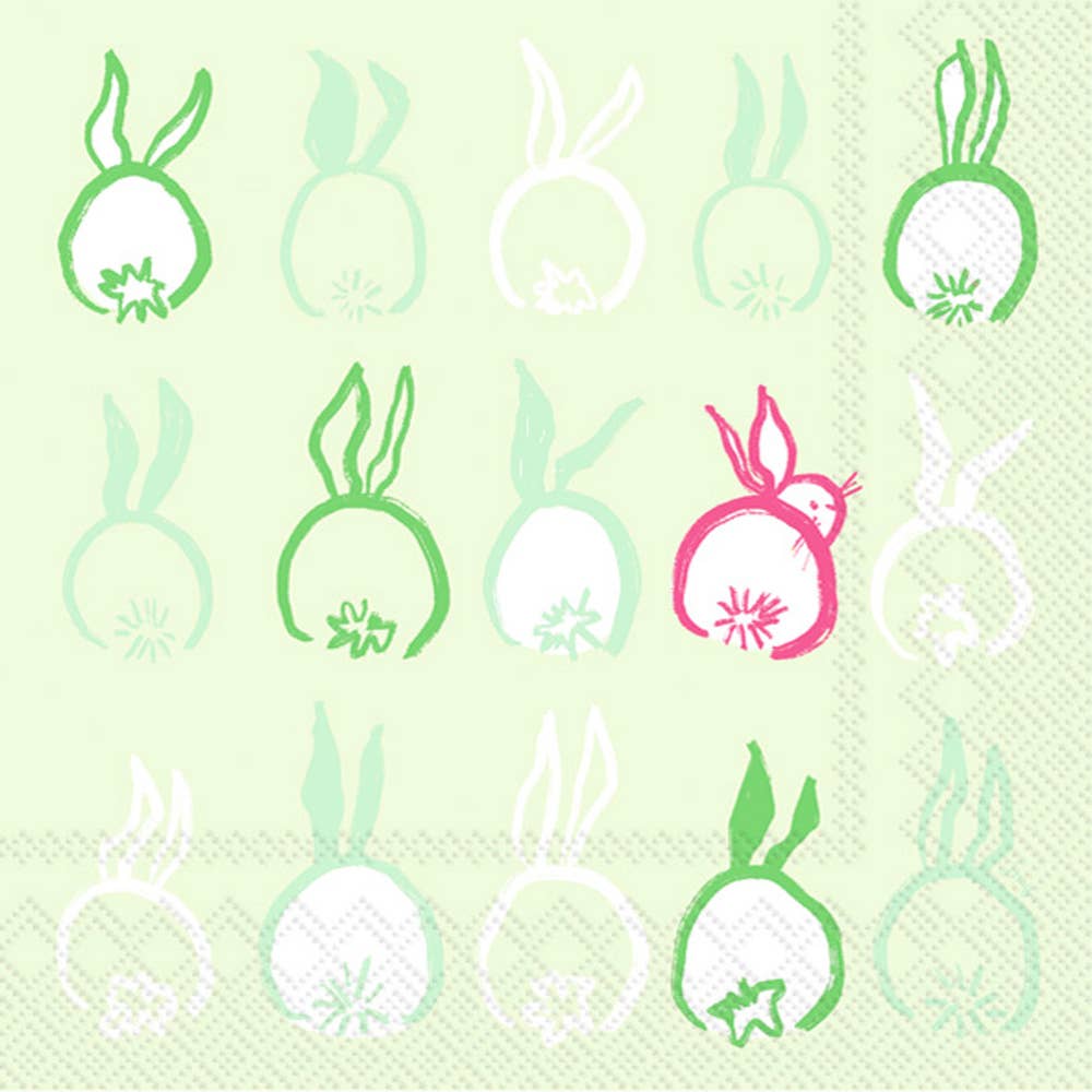 Bunny Tails Beverage Napkins (20 Pk)