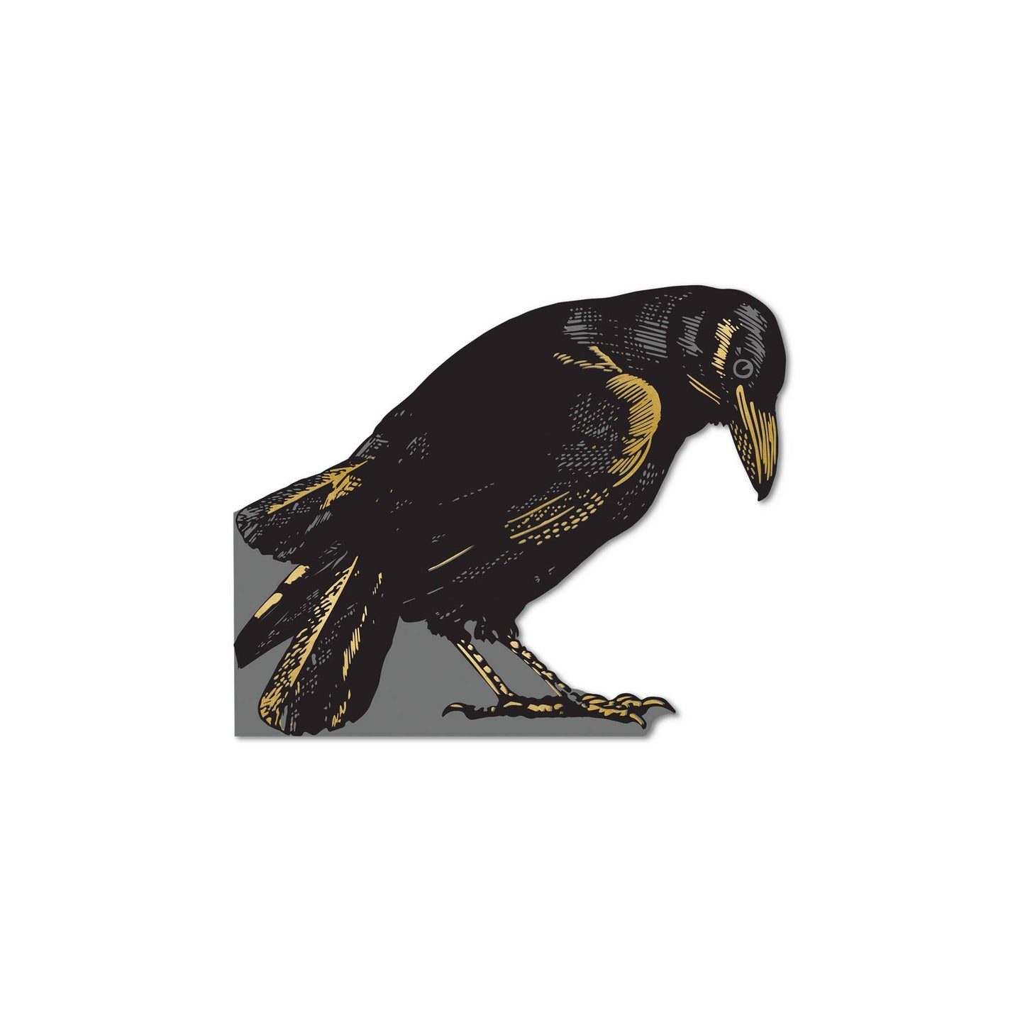 Happy Haunting Raven Shaped Napkin (18 ct)