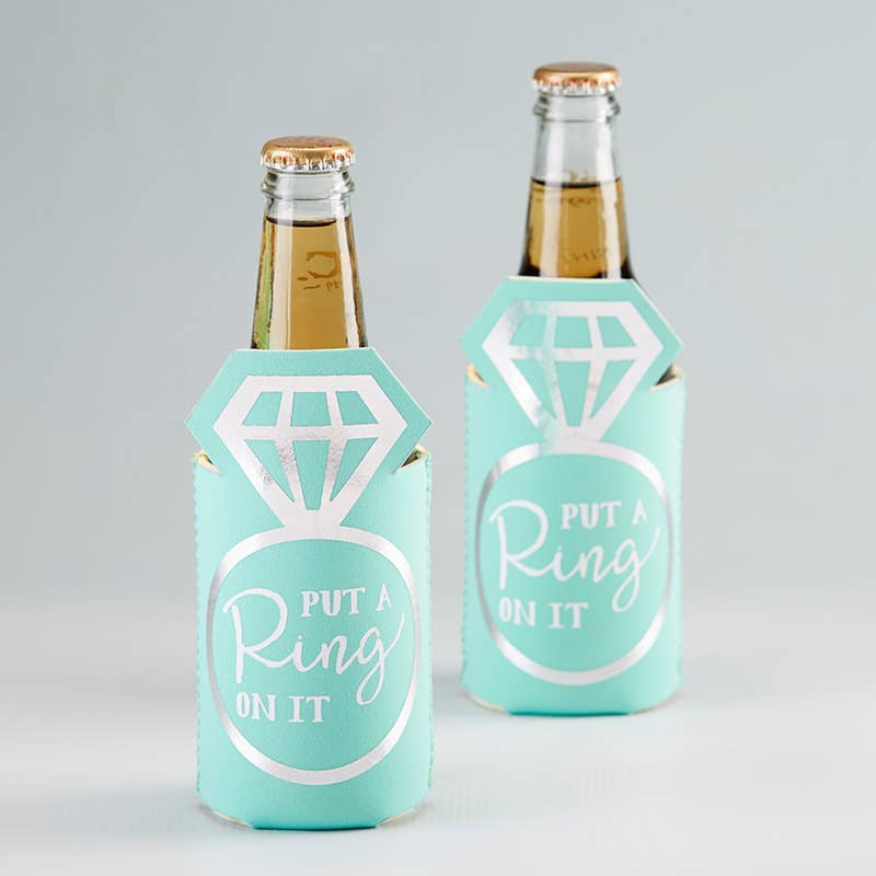 Diamond Ring Shaped Insulated Drink Sleeve (4 pk)