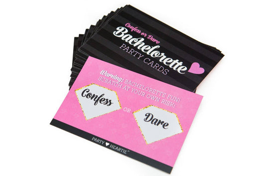 Bachelorette Party Confess or Dare Scratch Game (23 pk)