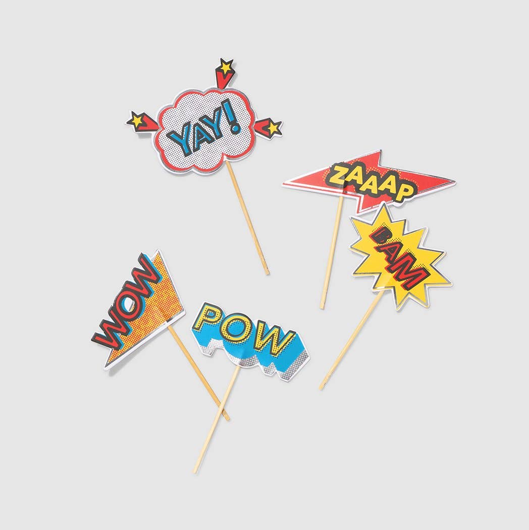 BAM! ZAAAP! POW! Mini Toppers (10 pk)