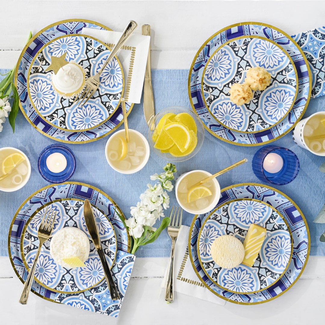 Amalfi Blues Cocktail Napkins (25 per Pack)