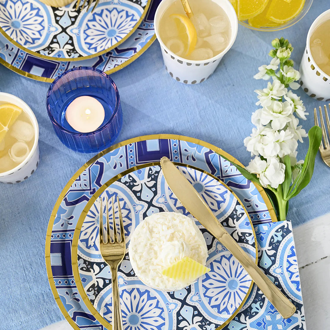 Amalfi Blues Large Plates (10 Count)