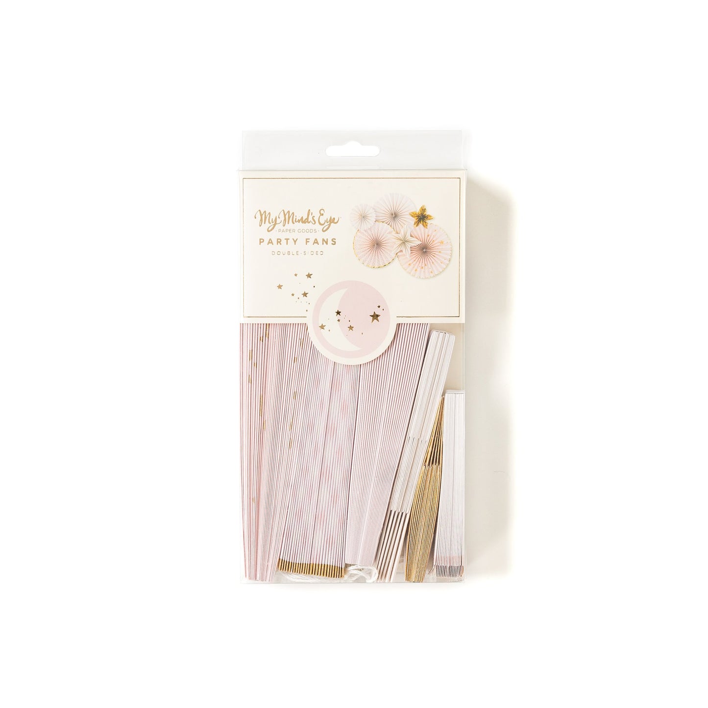 Pink Baby Party Fans and Stars (6 pk)