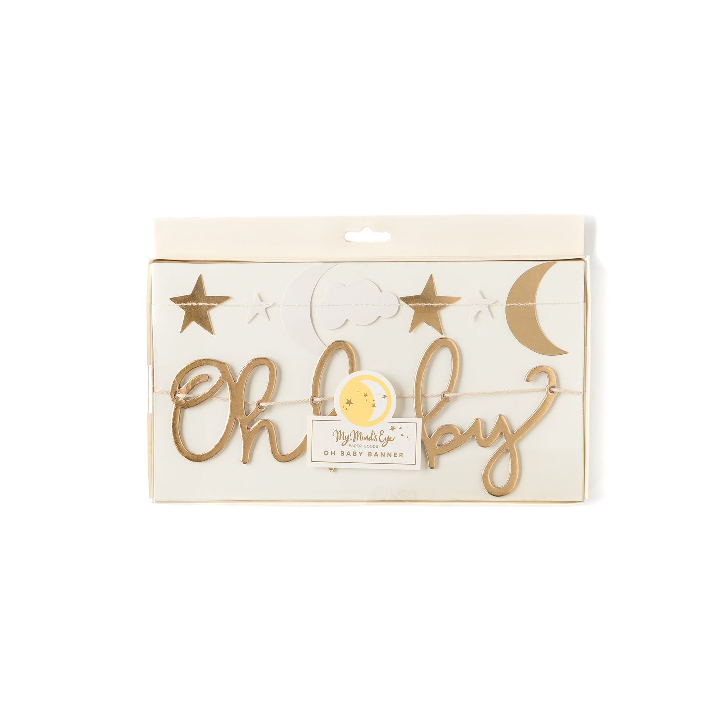 Oh baby Moon and Stars Banner Set