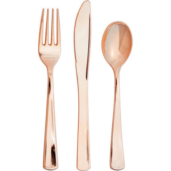 Rose Gold Cutlery (8 pk)