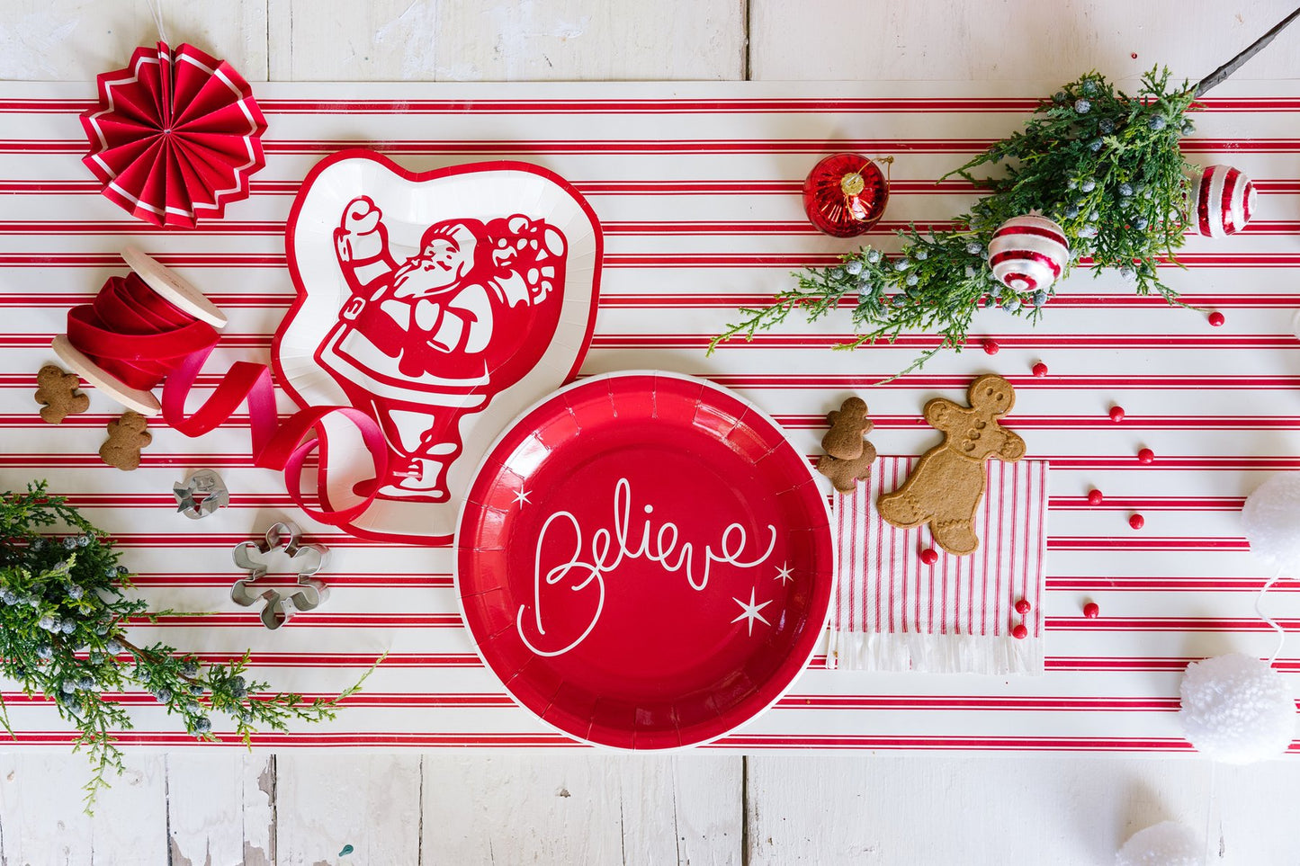 Believe Santa Plates (8 pk)