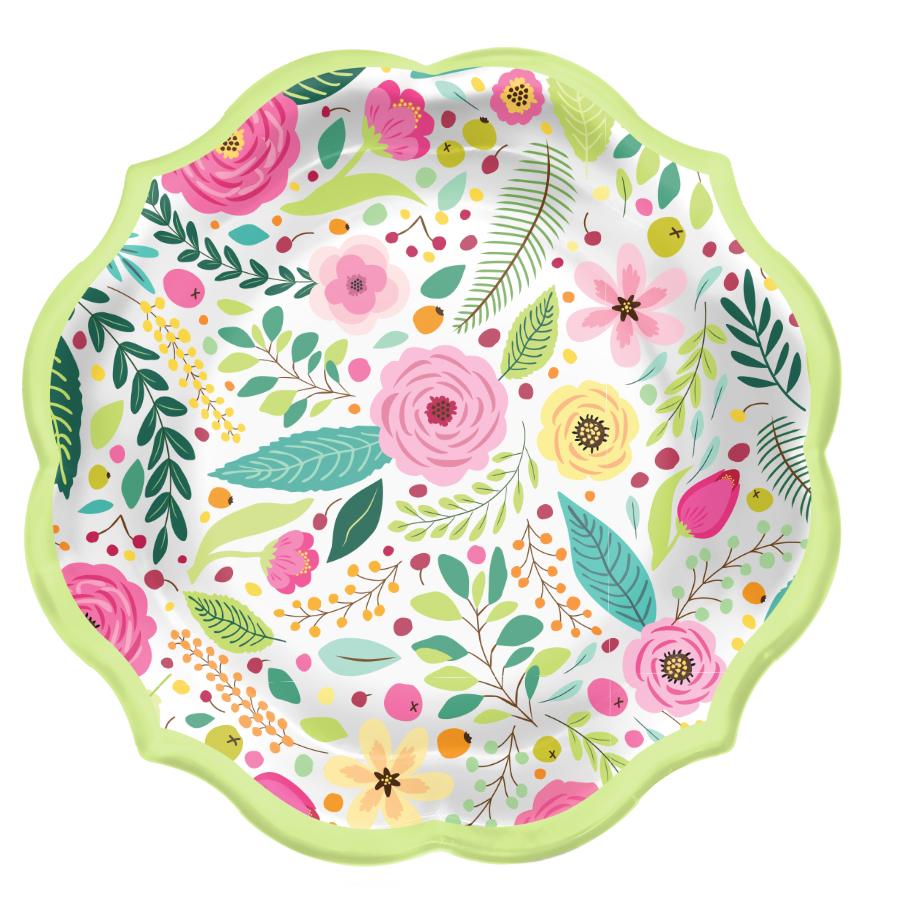 Spring Blossom Dinner Plates (8 pk)