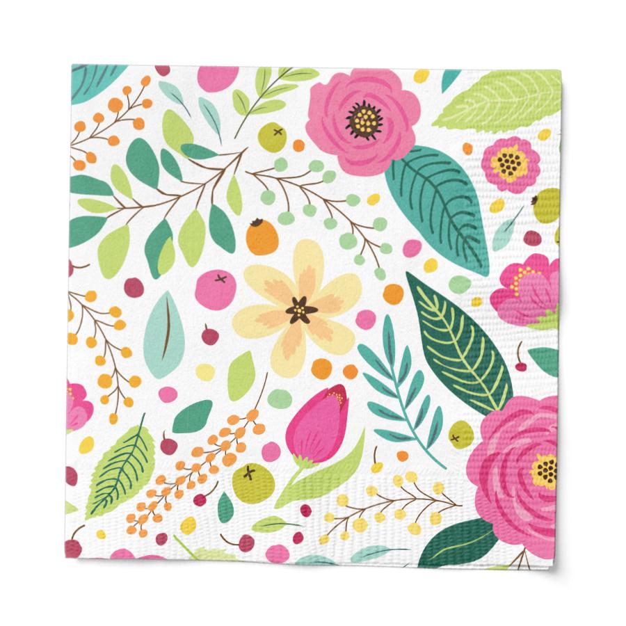 Spring Blossom Cocktail Napkins (16 pk)