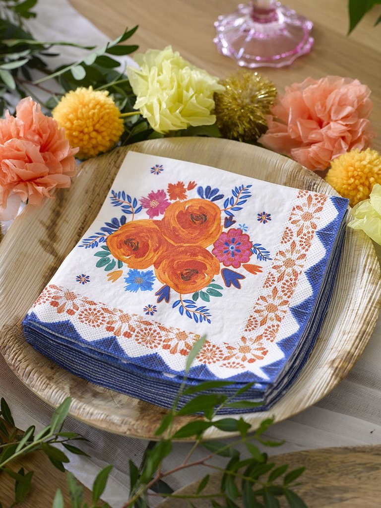 Boho Spice Floral Napkins (20 pk)