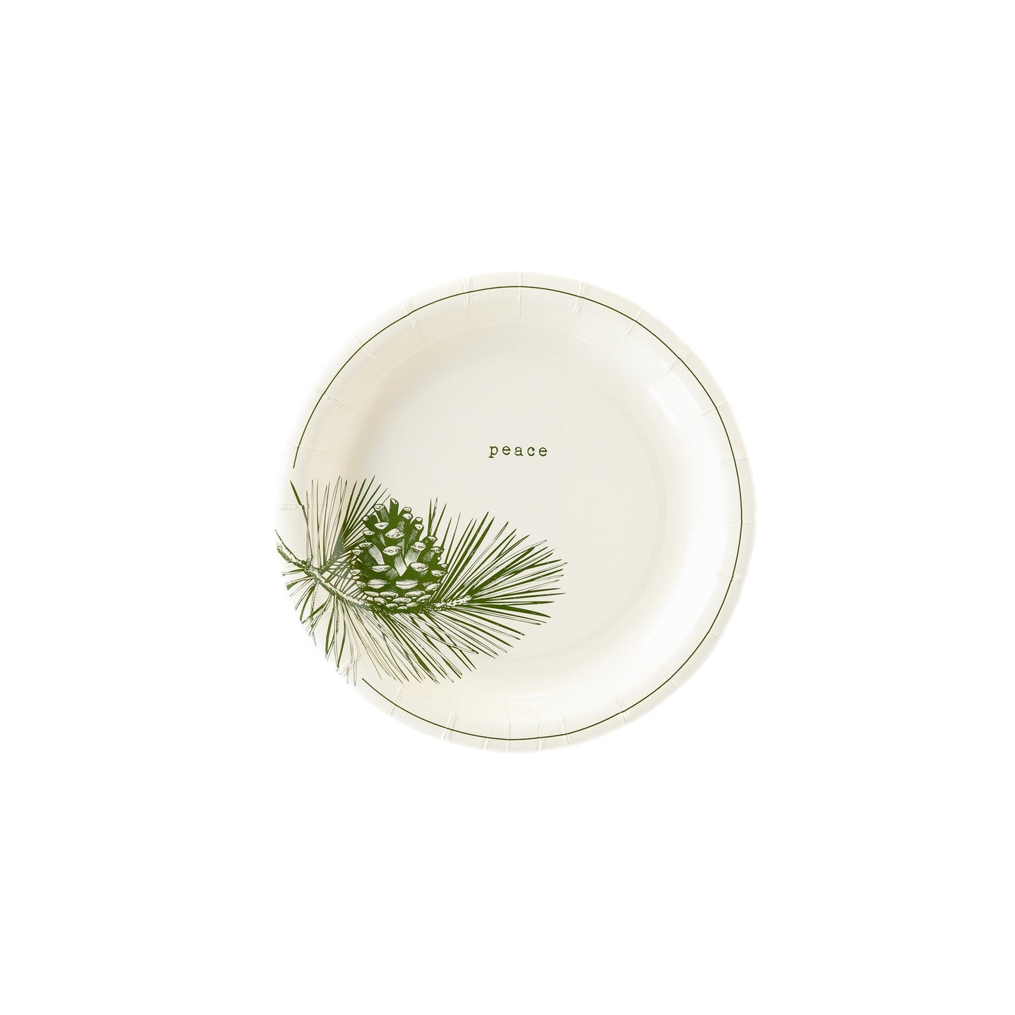 Classic Botanical Vignette Plate Set