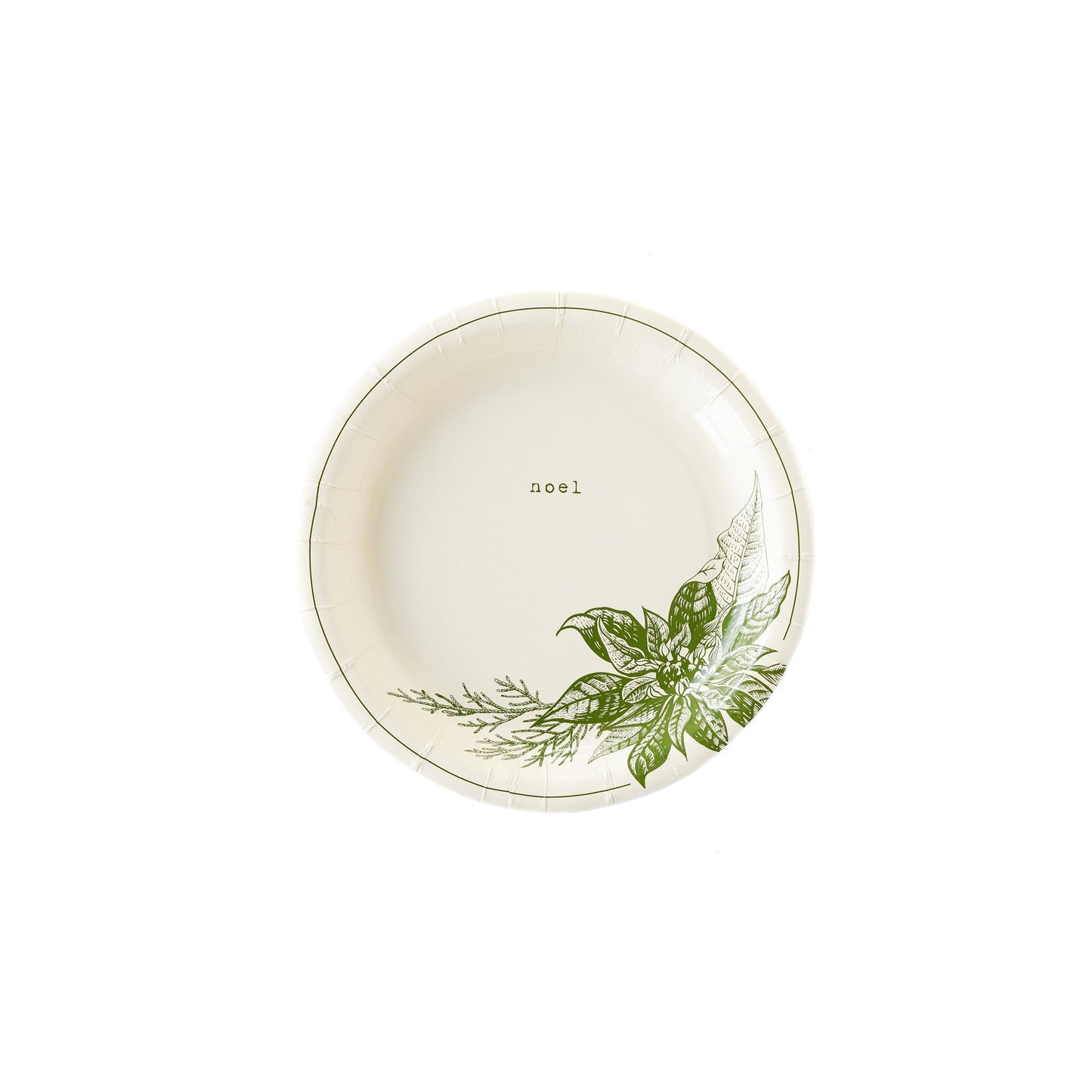 Classic Botanical Vignette Plate Set