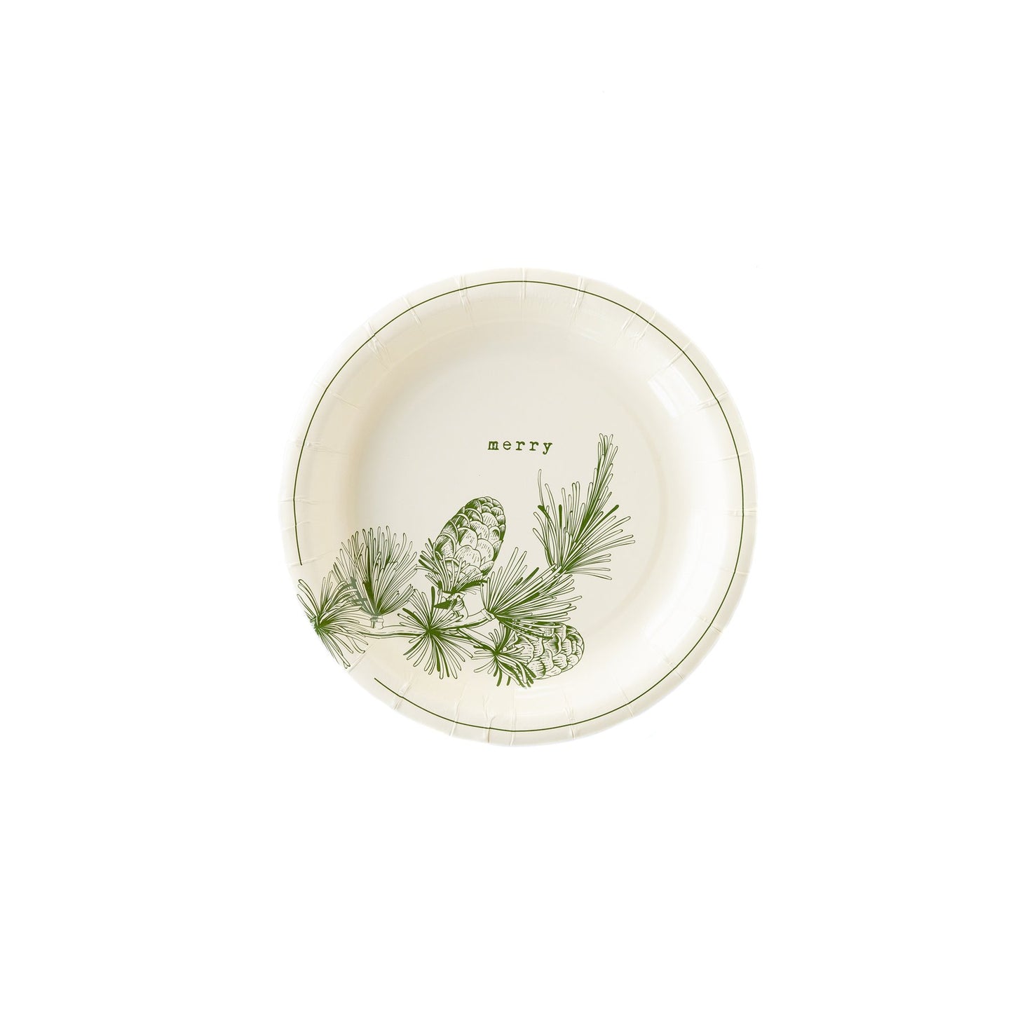 Classic Botanical Vignette Plate Set