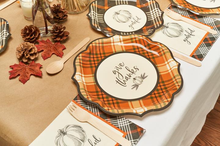 Rustic Harvest Large Plate (8 pk)