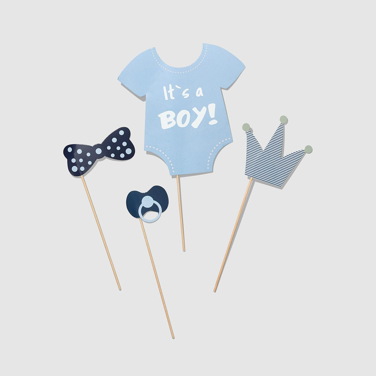 Hooray Baby Blue Photo Props (22 pk)