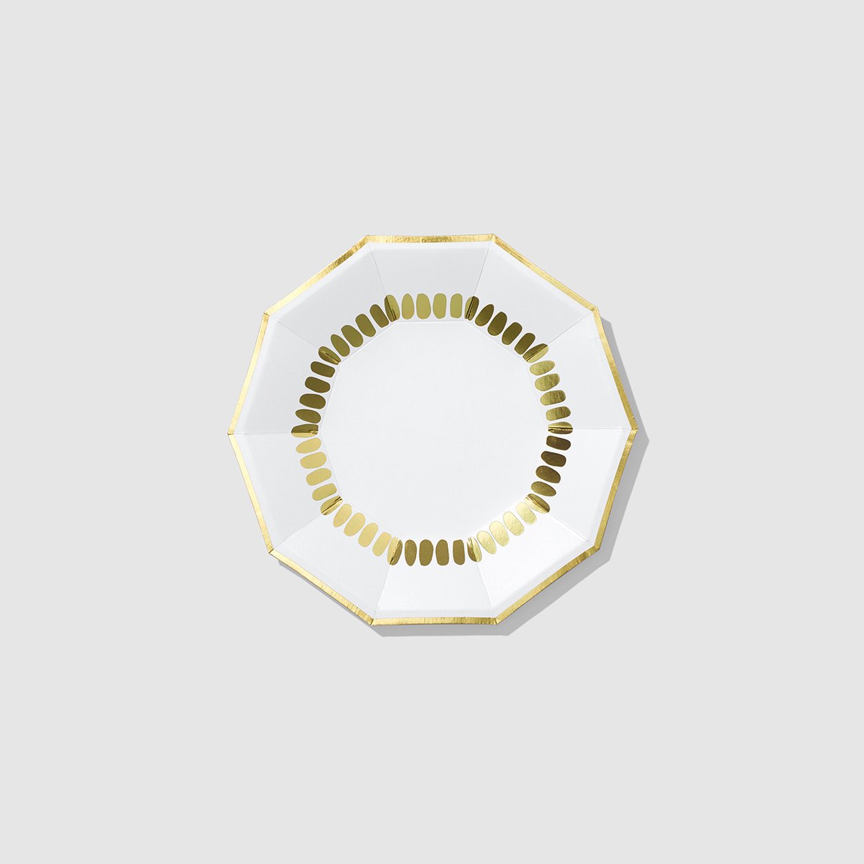 Brushstroke White Small Plates (10 pk)