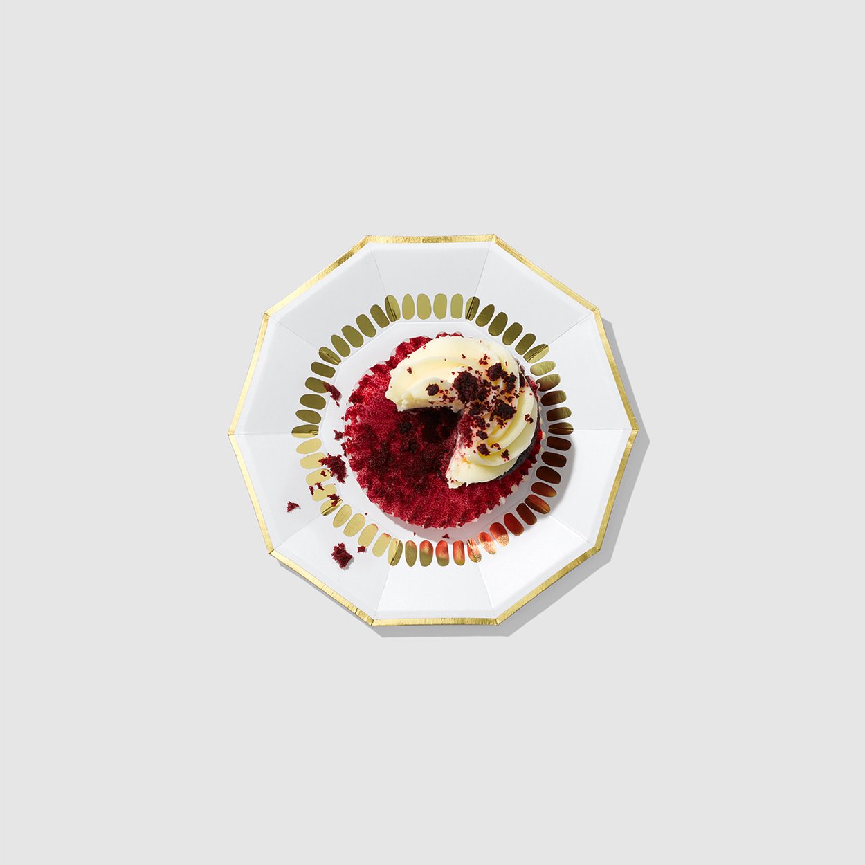 Brushstroke White Small Plates (10 pk)