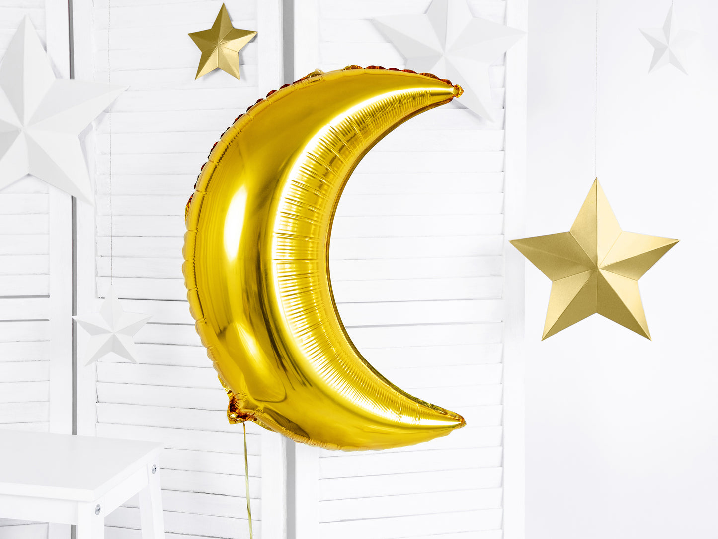 Gold Star Hanging Decorations (6 pk)