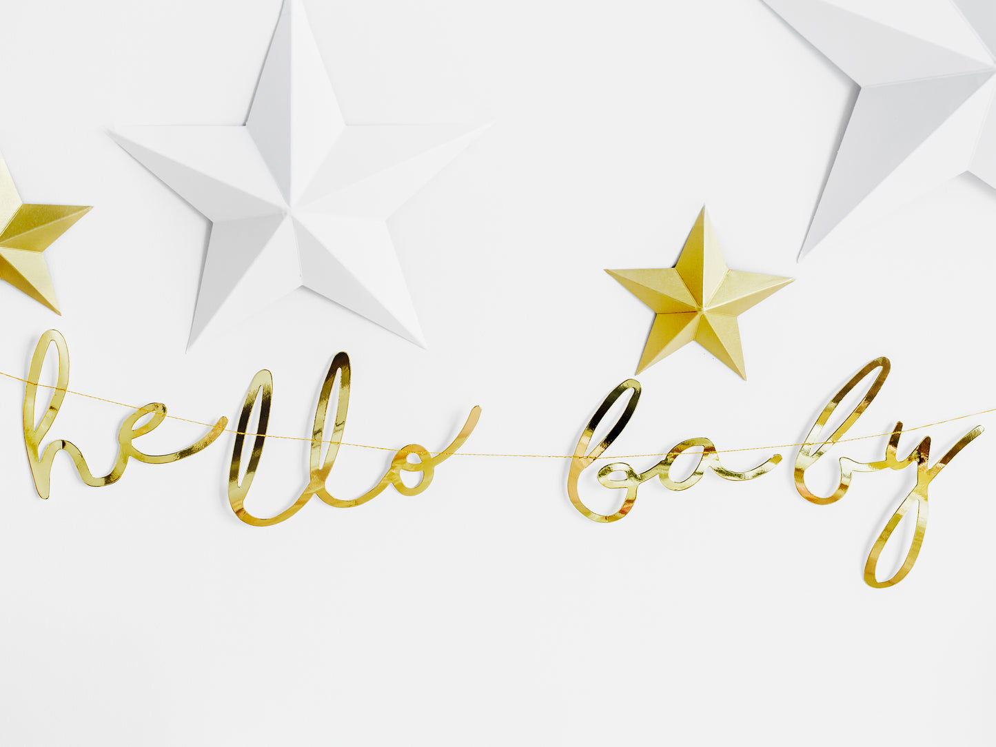 White Star Hanging Decorations (6 pk)
