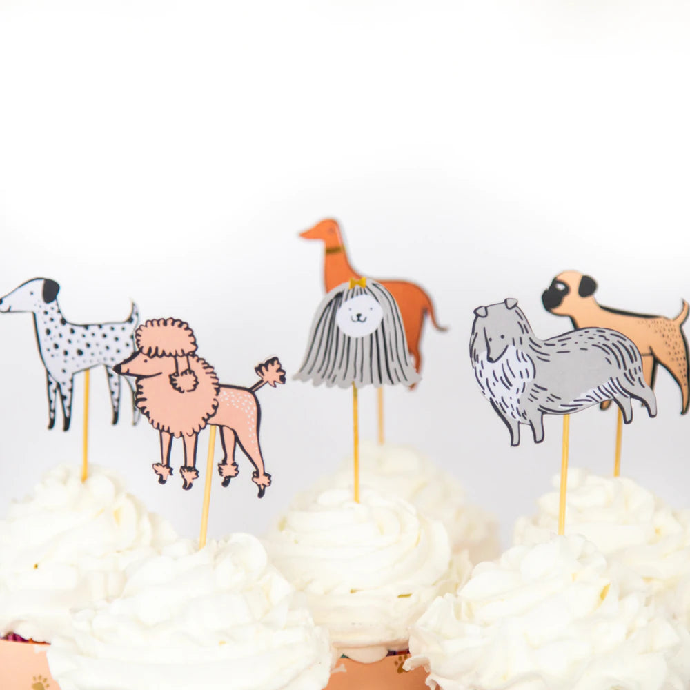 Bow Wow Cupcake Decorating Set (24 Sets)