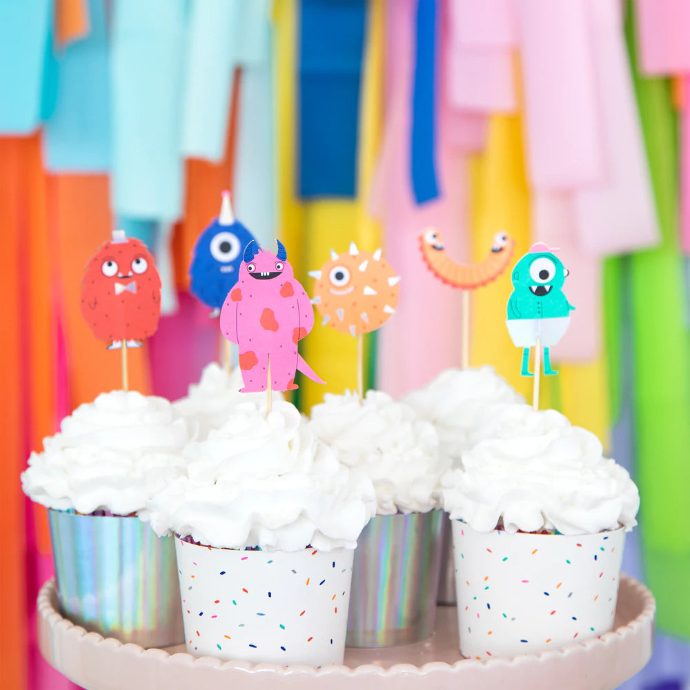 Little Monsters Cupcake Decorating Set (24 sets)