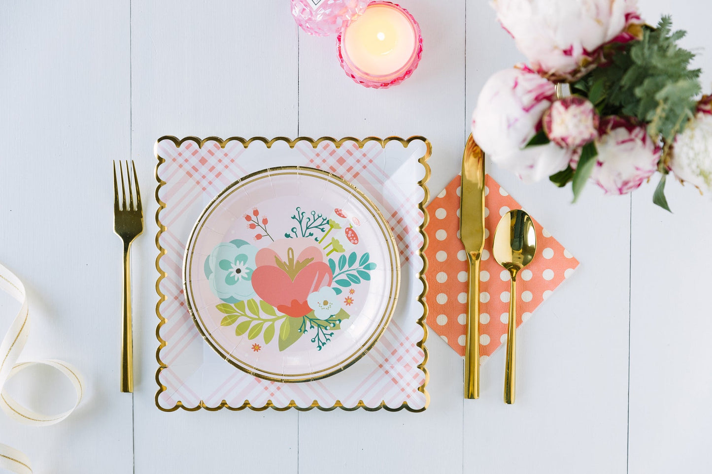 Garden Party Small Floral Plate