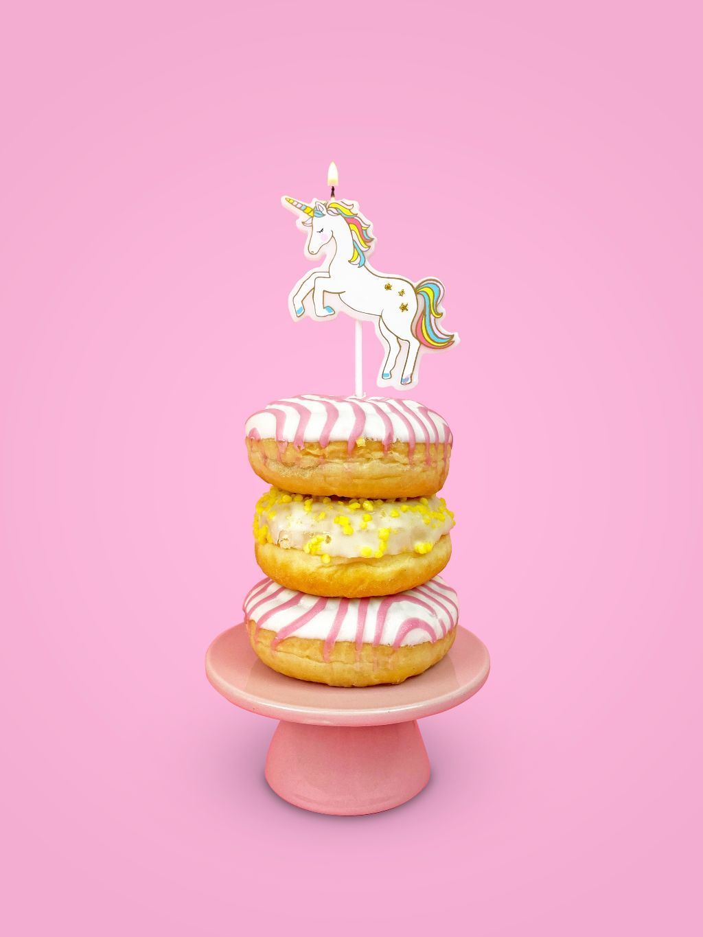 We Heart Unicorns Unicorn Candle