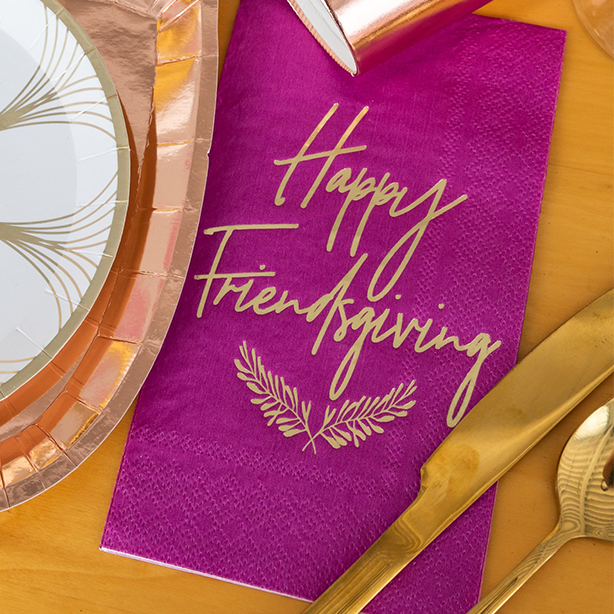 Happy Friendsgiving Guest Napkins (16 pk)
