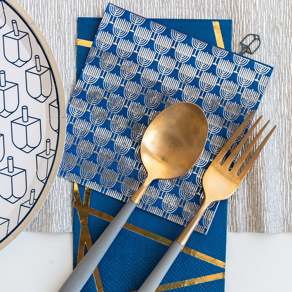Menorah Beverage Napkins (20 pk)