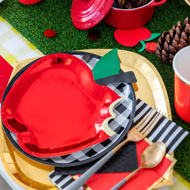 Gingham Plates (8 pk)