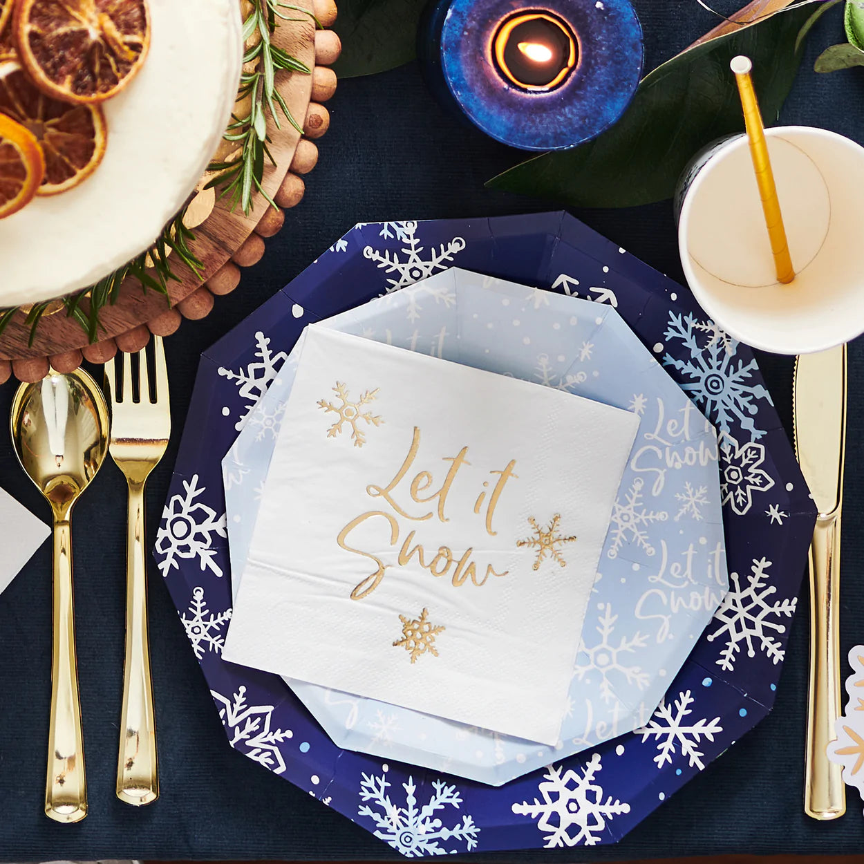 Let It Snow Cocktail Napkins (25 Pack)