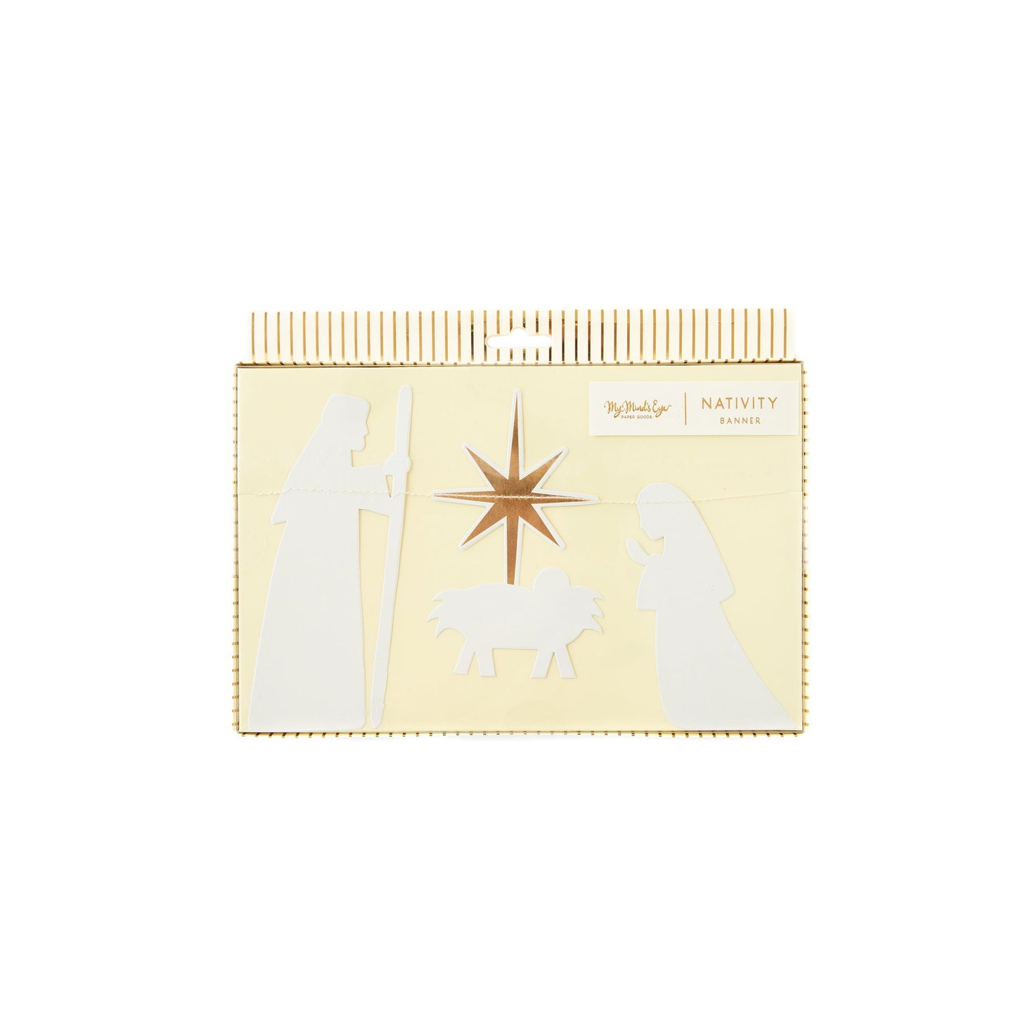 Silent Night Nativity Icon Banner (1 ct)
