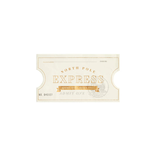 North Pole Express Ticket Guest Napkins (18 Count)