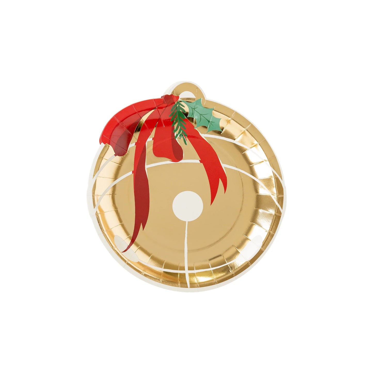North Pole Express Jingle Bell Small Plate (8 Count)