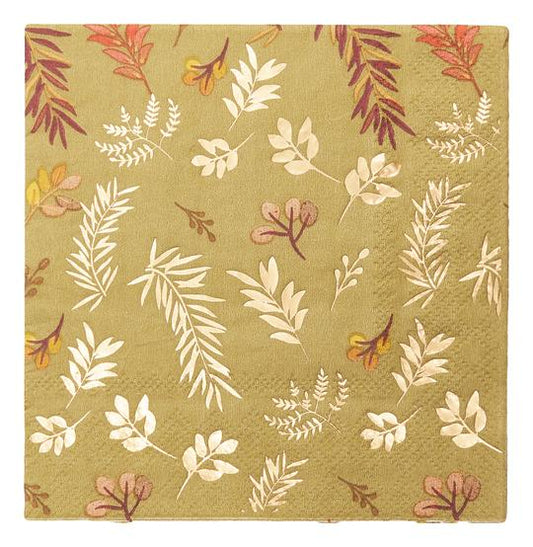 Golden Harvest Cocktail Napkin (20 pk)